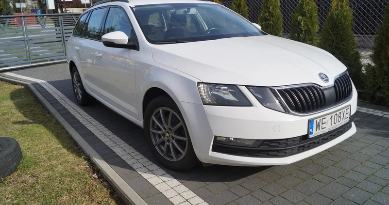 Skoda Octavia cena 44500 przebieg: 172880, rok produkcji 2019 z Sosnowiec małe 781